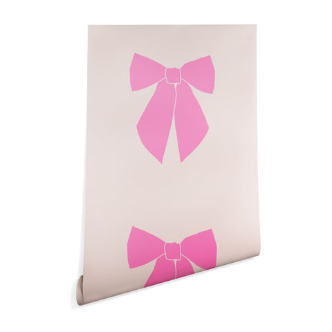 Daily Regina Designs Pink Bow Wallpaper
