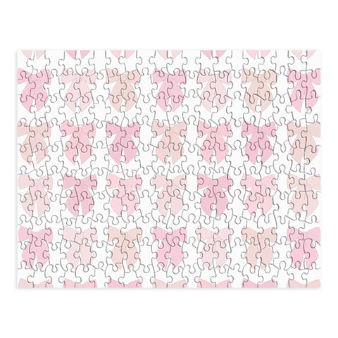 Daily Regina Designs Pink Bows Preppy Coquette Puzzle
