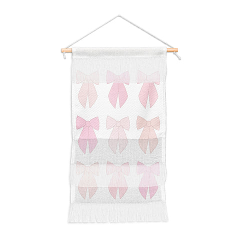 Daily Regina Designs Pink Bows Preppy Coquette Wall Hanging Portrait