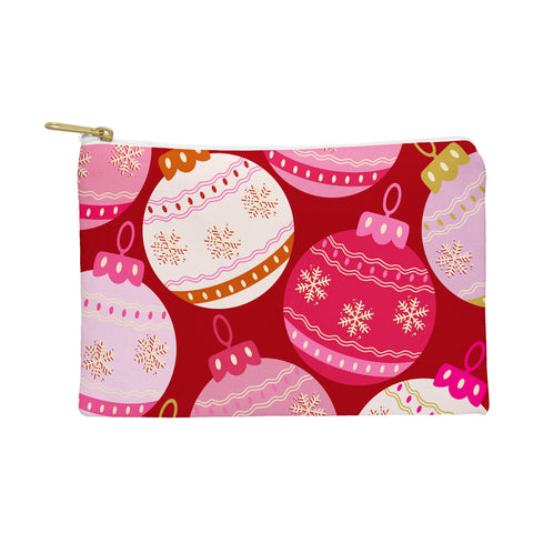 Daily Regina Designs Pink Christmas Decorations Pouch