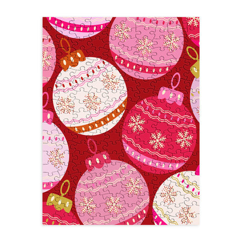 Daily Regina Designs Pink Christmas Decorations Puzzle