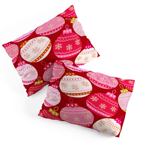 Daily Regina Designs Pink Christmas Decorations Pillow Shams