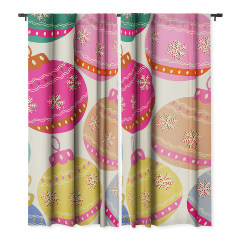 Daily Regina Designs Playful Christmas Baubles Blackout Non Repeat