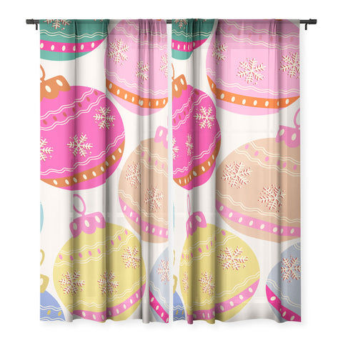 Daily Regina Designs Playful Christmas Baubles Sheer Non Repeat