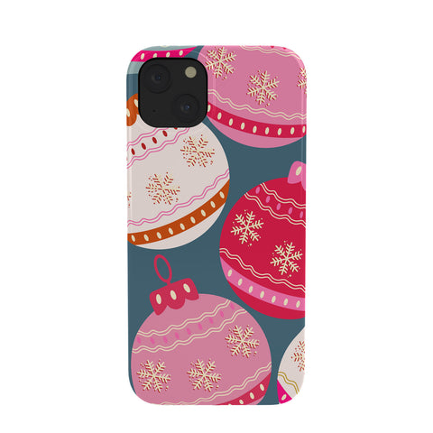 Daily Regina Designs Retro Christmas Baubles Colorful Phone Case