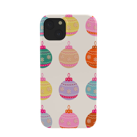 Daily Regina Designs Retro Colorful Christmas Baubles Phone Case