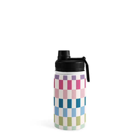 Daily Regina Designs Retro Colorful Stripes Water Bottle
