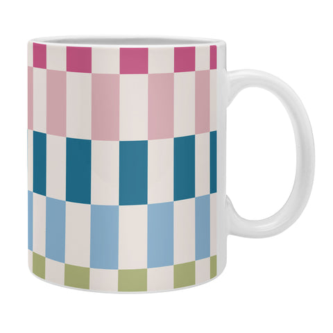 Daily Regina Designs Retro Colorful Stripes Coffee Mug