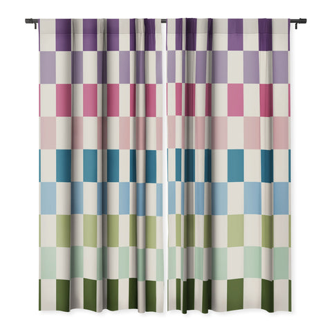 Daily Regina Designs Retro Colorful Stripes Blackout Non Repeat