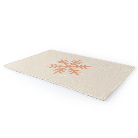 Daily Regina Designs Snowflake Boho Christmas Decor Area Rug