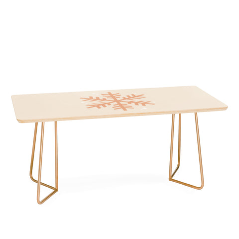 Daily Regina Designs Snowflake Boho Christmas Decor Coffee Table