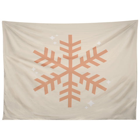 Daily Regina Designs Snowflake Boho Christmas Decor Tapestry