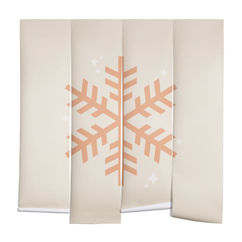 Daily Regina Designs Snowflake Boho Christmas Decor Wall Mural