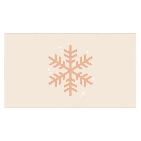 Daily Regina Designs Snowflake Boho Christmas Decor Tablecloth