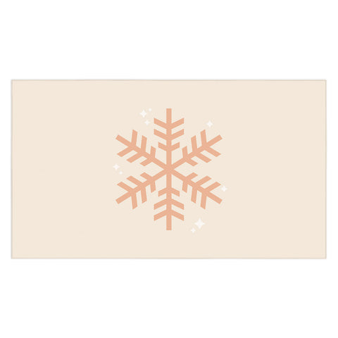 Daily Regina Designs Snowflake Boho Christmas Decor Tablecloth