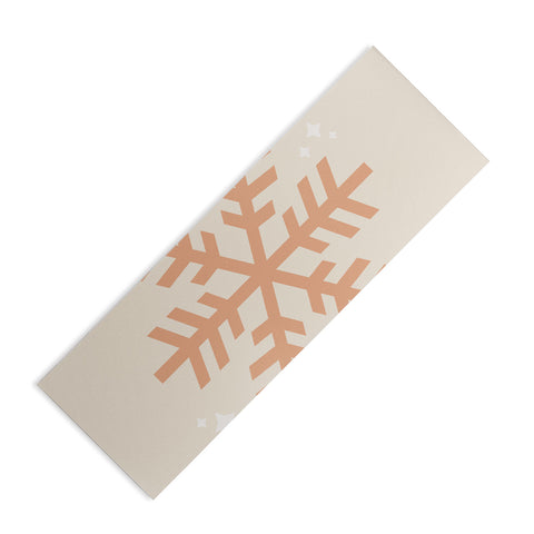 Daily Regina Designs Snowflake Boho Christmas Decor Yoga Mat