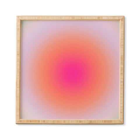 Daily Regina Designs Vintage Colorful Gradient Framed Wall Art