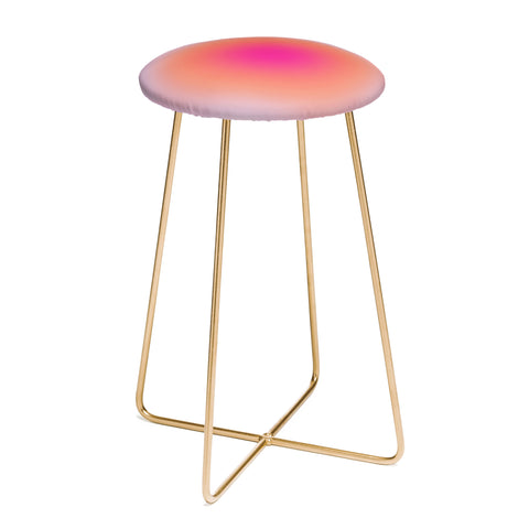 Daily Regina Designs Vintage Colorful Gradient Counter Stool