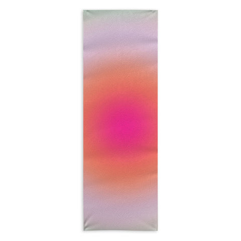 Daily Regina Designs Vintage Colorful Gradient Yoga Towel