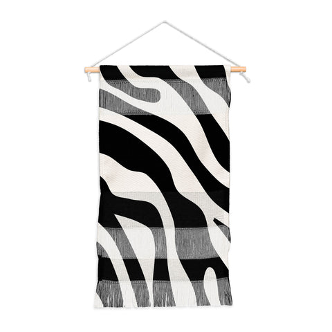 Daily Regina Designs Vintage Retro Abstract Black Wall Hanging Portrait