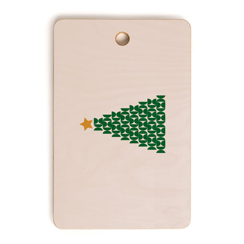 Daily Regina Designs Winter Market 05 Festive Christmas Cutting Board Rectangle