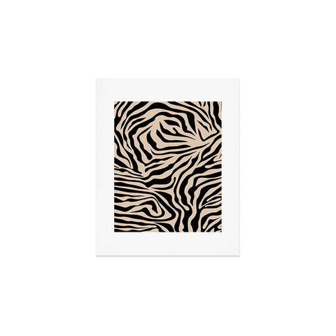 Daily Regina Designs Zebra Print Zebra Stripes Wild Art Print