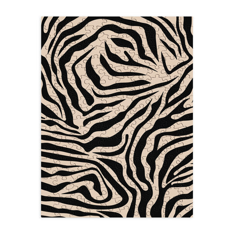 Daily Regina Designs Zebra Print Zebra Stripes Wild Puzzle