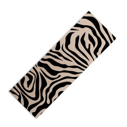 Daily Regina Designs Zebra Print Zebra Stripes Wild Yoga Mat