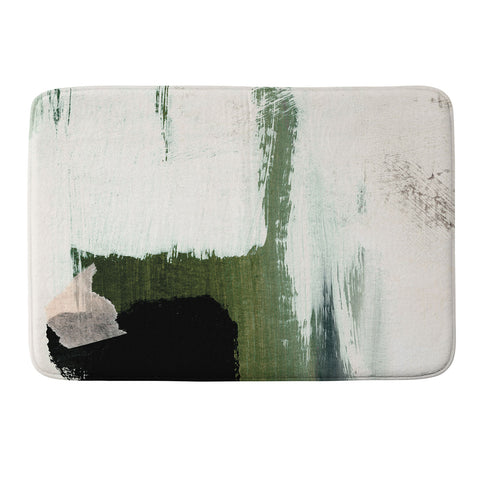 Dan Hobday Art Abstract Minimal Memory Foam Bath Mat