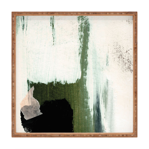 Dan Hobday Art Abstract Minimal Square Tray