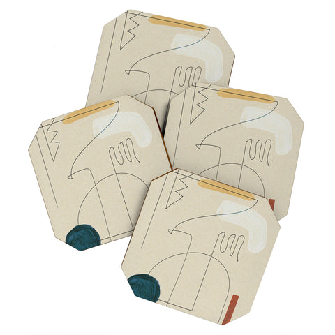 Dan Hobday Art Boho Desert Coaster Set
