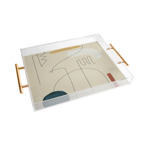 Dan Hobday Art Boho Desert Acrylic Tray