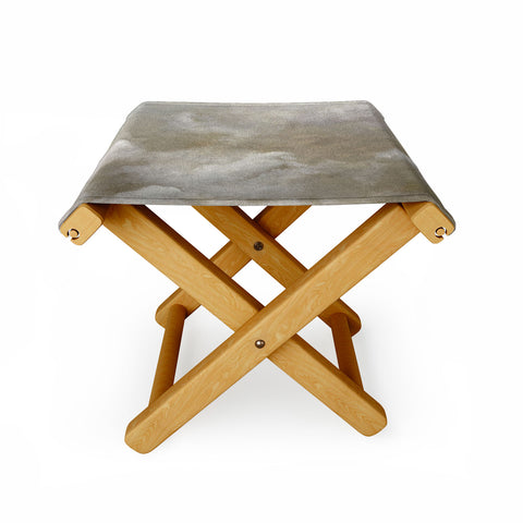Dan Hobday Art Clouds two Folding Stool