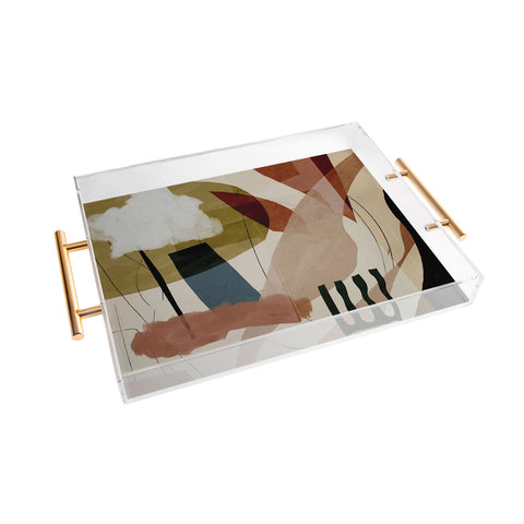 Dan Hobday Art Collage 1 Acrylic Tray