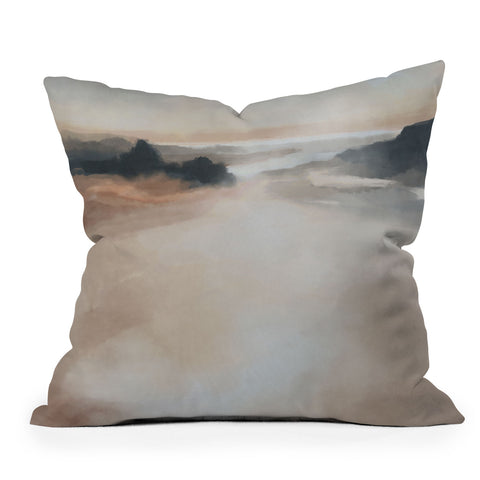 Dan Hobday Art Dawn Rest Outdoor Throw Pillow