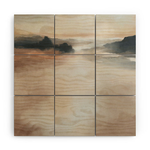 Dan Hobday Art Dawn Rest Wood Wall Mural