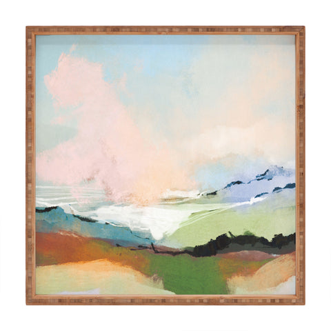 Dan Hobday Art Dream Landscape Square Tray