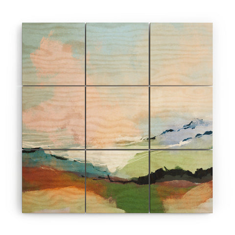 Dan Hobday Art Dream Landscape Wood Wall Mural