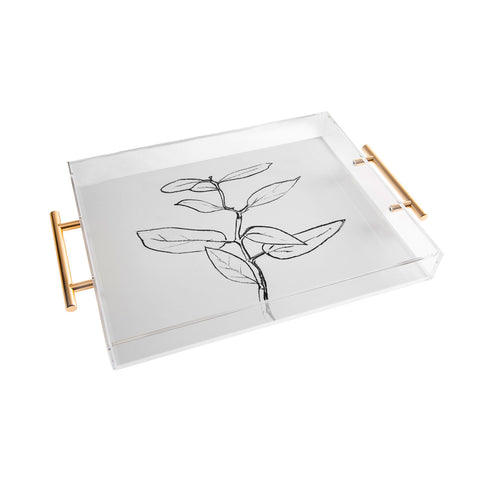 Dan Hobday Art Eucalyptus sapling Acrylic Tray