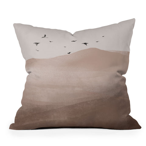 Dan Hobday Art Flight III Outdoor Throw Pillow