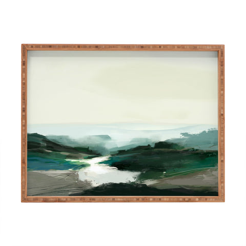 Dan Hobday Art Highland View Rectangular Tray