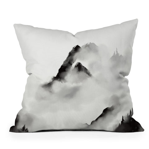 Dan Hobday Art Japan Outdoor Throw Pillow