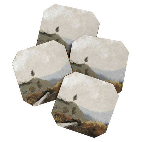 Dan Hobday Art La Collina Coaster Set