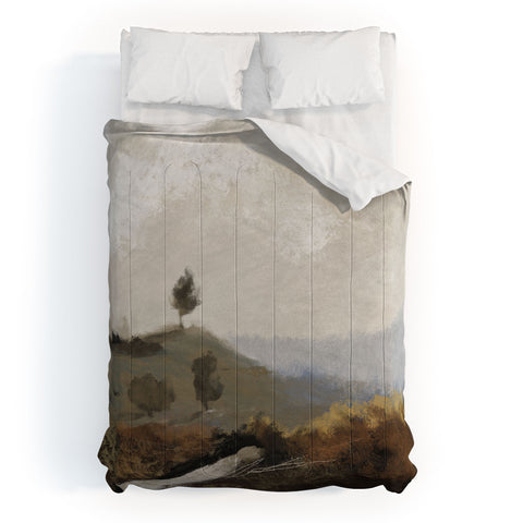 Dan Hobday Art La Collina Comforter