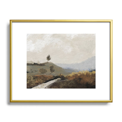 Dan Hobday Art La Collina Metal Framed Art Print