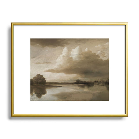 Dan Hobday Art Lake Park Metal Framed Art Print