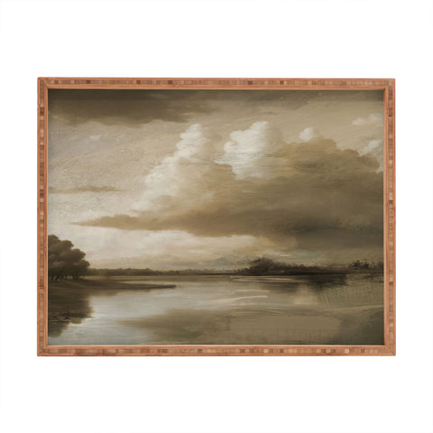 Dan Hobday Art Lake Park Rectangular Tray