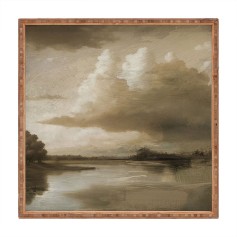 Dan Hobday Art Lake Park Square Tray