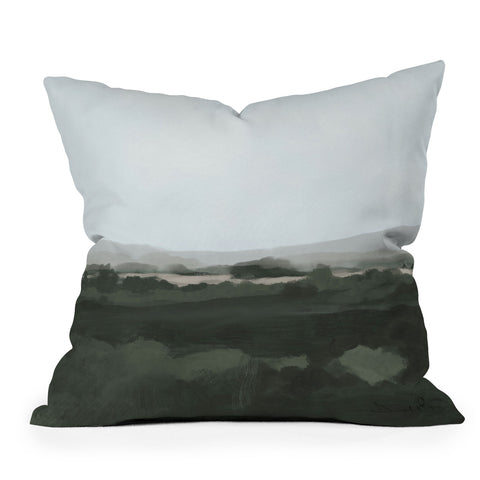 Dan Hobday Art Meadows I Outdoor Throw Pillow