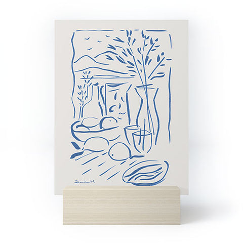 Dan Hobday Art Mediterranean View Mini Art Print